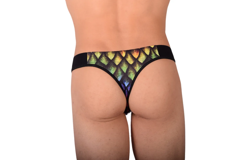 PIKANTE Rainbow Thong Super Stretch Microfiber Sleek Fits Thongs 0829 3