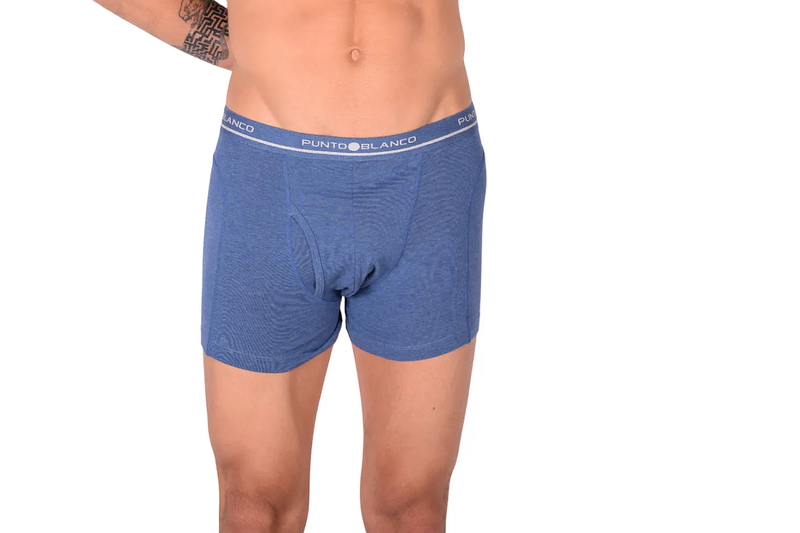 Punto Blanco Boxer ORGANIX Cotton Open Fly Blue 33524 Tab6