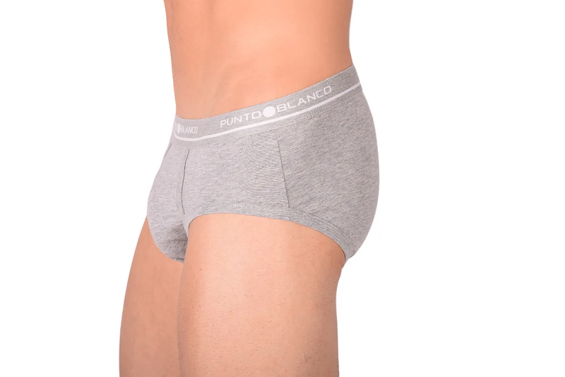 Punto Blanco Brief ORGANIX Stretchable Cotton Grey 3523 TAB7