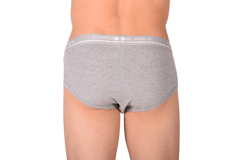 Punto Blanco Brief ORGANIX Stretchable Cotton Grey 3523 TAB7
