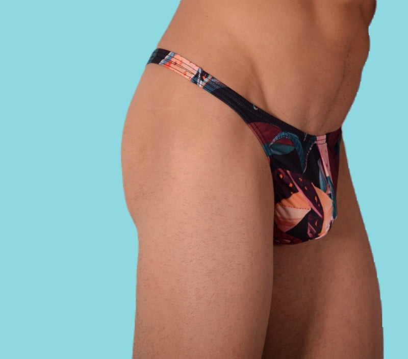 S/M SMU Mens Underwear Thong Multi Color 33327 MX11