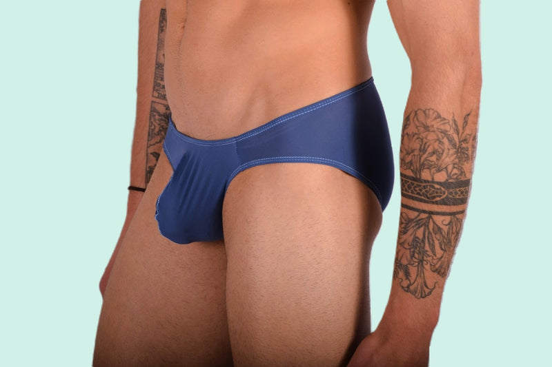 SMU Mini Sheer Briefs Navy 33371 MX11