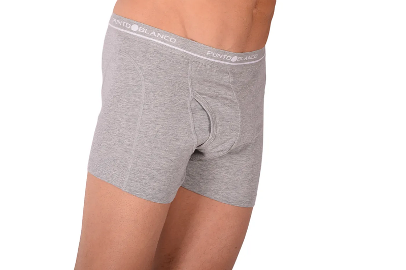 Punto Blanco Boxer ORGANIX Men Underwear Open fly Cotton Grey 33524 TAB6