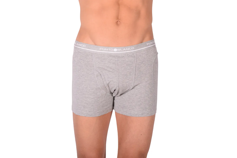 Punto Blanco Boxer ORGANIX Men Underwear Open fly Cotton Grey 33524 TAB6