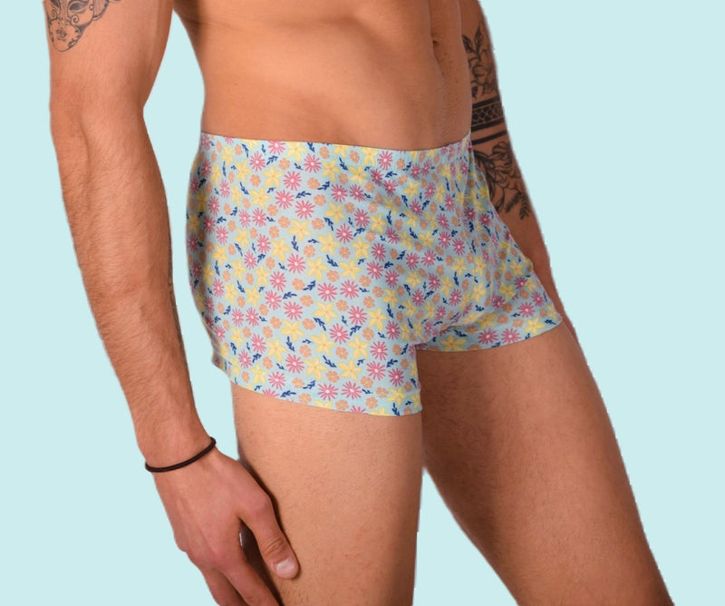 XS/S SMU Mens  Hipster Underwear Mint Print 43114 MX12