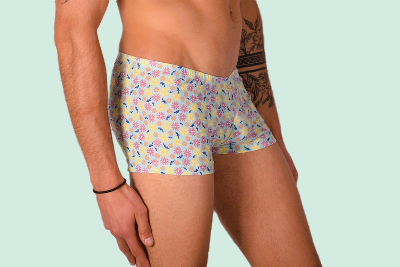 XS/S SMU Mens  Hipster Underwear Mint Print 43114 MX12