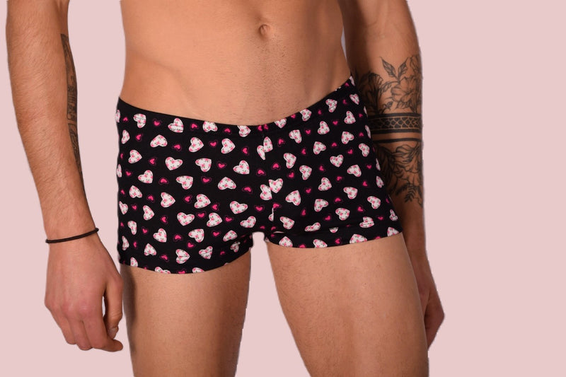 XS/S Mini Boxer SMU Hipster Flower Hearts 43120 MX12