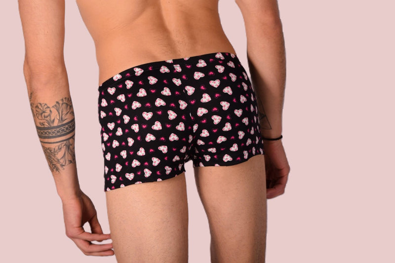 XS/S Mini Boxer SMU Hipster Flower Hearts 43120 MX12