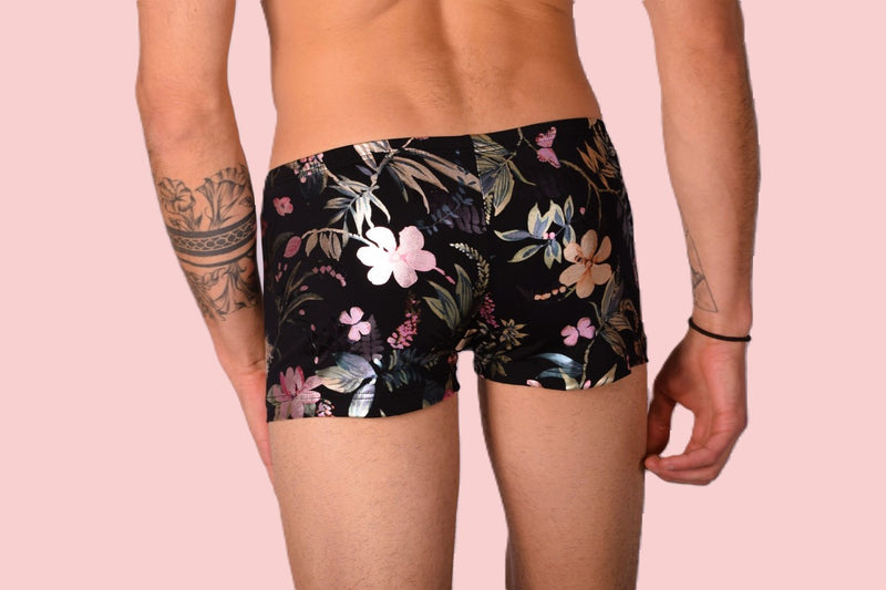 XS/S SMU Mens Hipster Flash Flower Mini Boxer 43121 MX12