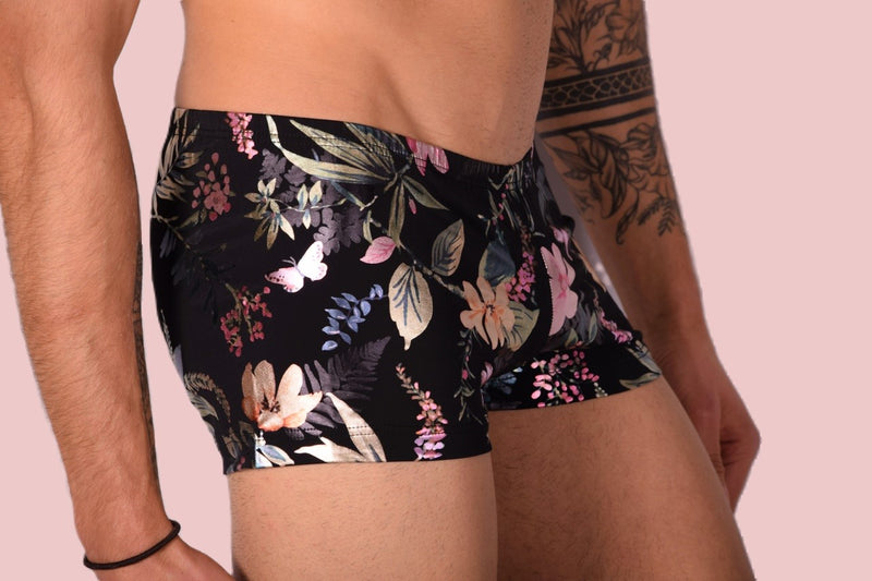 XS/S SMU Mens Hipster Flash Flower Mini Boxer 43121 MX12