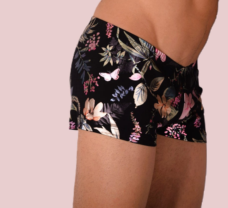 XS/S SMU Mens Hipster Flash Flower Mini Boxer 43121 MX12