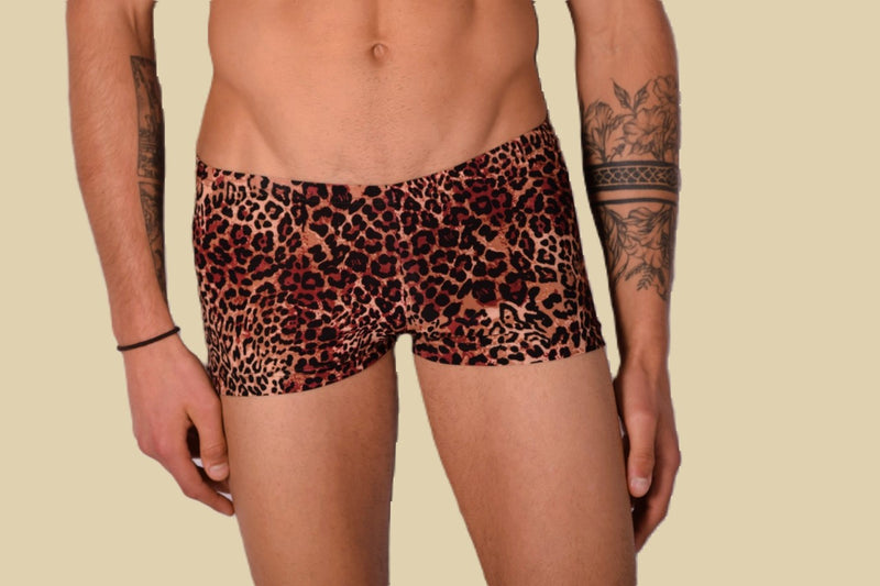 XS/S SMU Mens  Hipster Underwear Leopard 43124 MX12