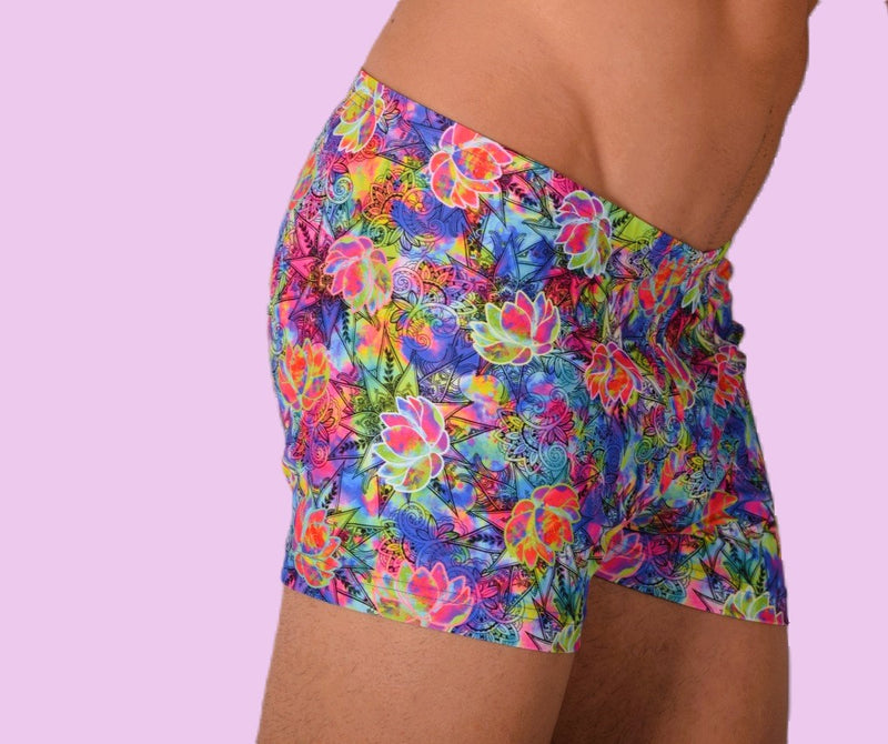 XS/S SMU Mens Swim Hipster Underwear Hot Print 43125 MX12