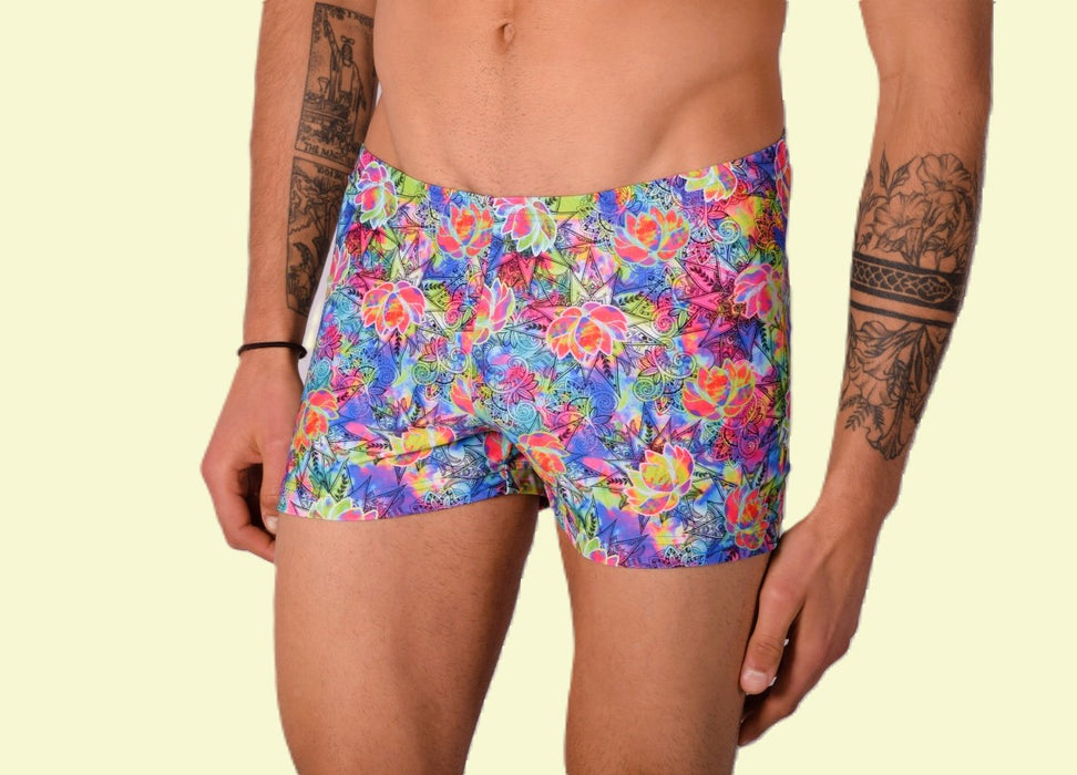XS/S SMU Mens Swim Hipster Underwear Hot Print 43125 MX12