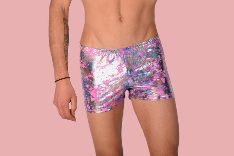 XS/S SMU Mens  Swim Hipster Underwear Splash 43131 MX12
