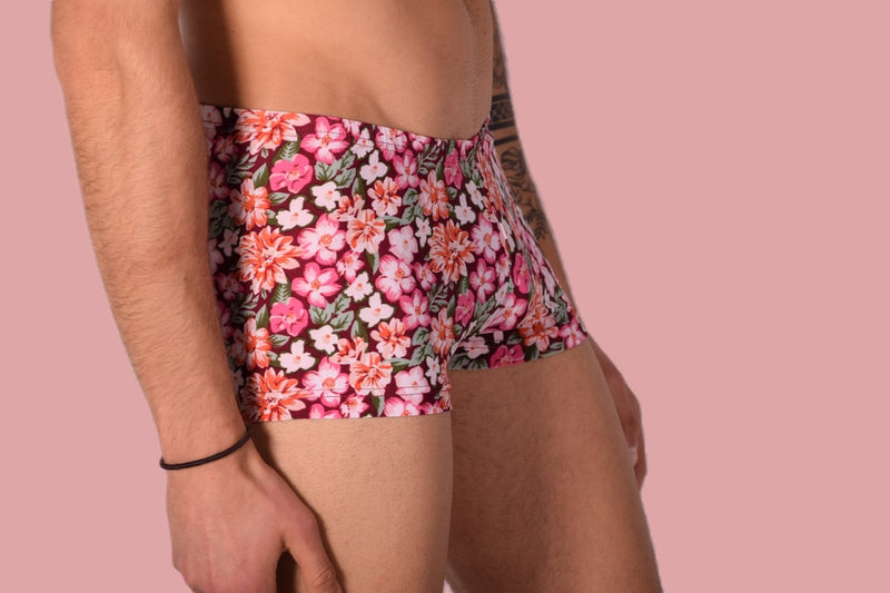 XS/S SMU Mens Hipster Underwear Flowers 43133 MX12