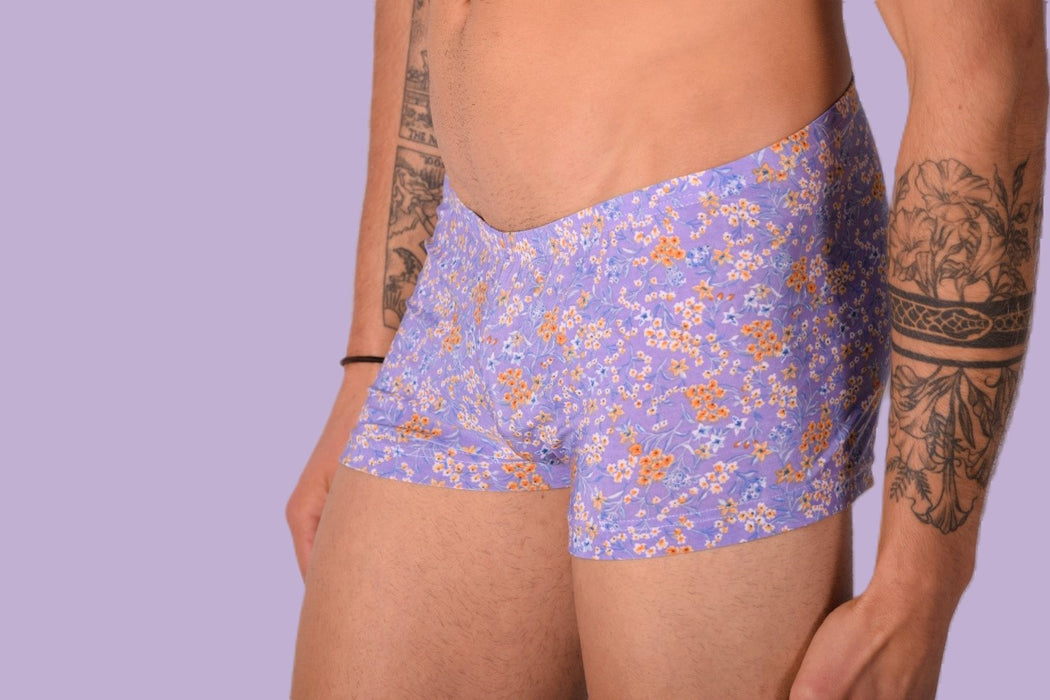 XS/S Mini-Boxer SMU Hipster Underwear Flowers 43138 MX12