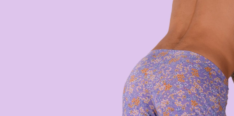 XS/S Mini-Boxer SMU Hipster Underwear Flowers 43138 MX12