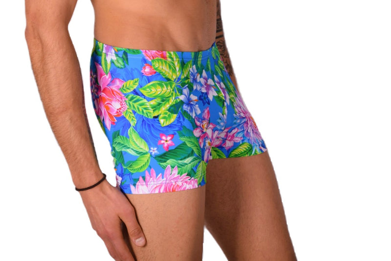 XS/S SMU Mens  Swim Hipster Underwear Flowers 43140 MX12
