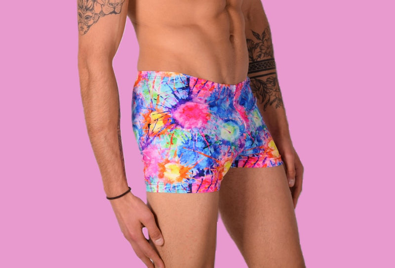 XS/S SMU Mens Swim Hipster Abstract 43147 MX12