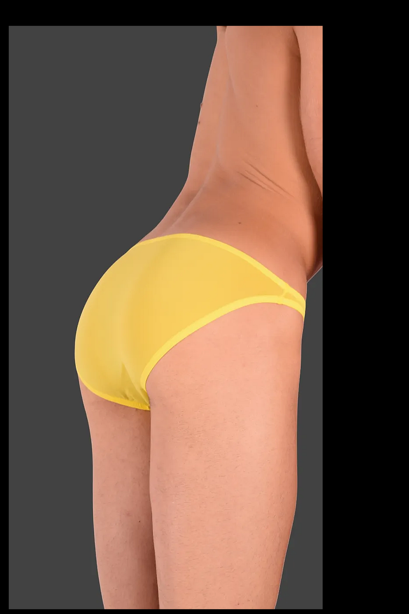 SMU Teaser Mini Briefs Ultra-Soft Fabric Yellow 40603 H61