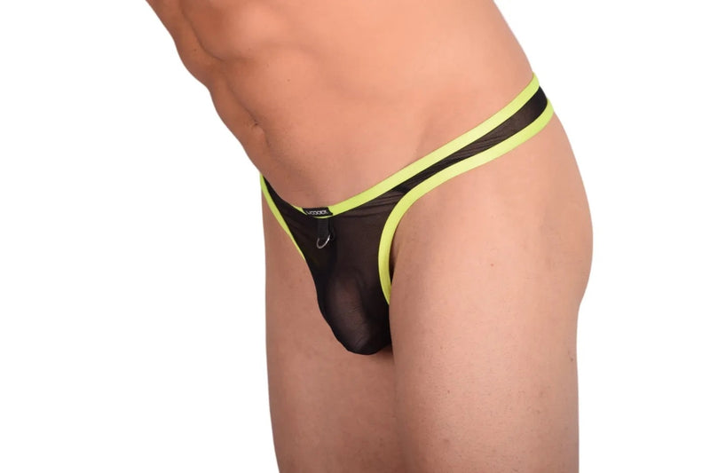 WOJOER G-Thong PowerNet String See Through Tangas Black 333B77 B55 5
