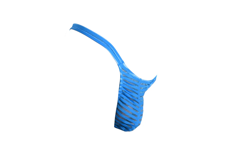 LARGE JJ MALIBU Thong Sheer Turquoise 2