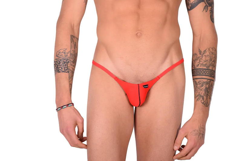 XL Mate Beautiful Micro Brief Red Black 32/34 4
