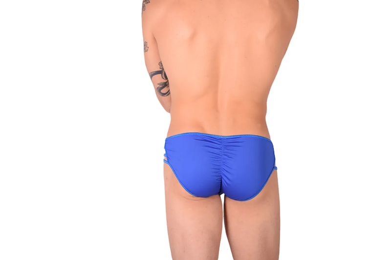 Small PIKANTE Seduction Briefs Silky Second Skin Seamed Pouch Royal Blue 0496 1