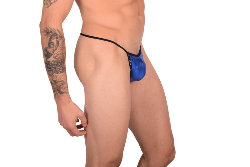 DOREANSE Underwear Men boys G-String Fashion Thong Royal Blue 1326 1A