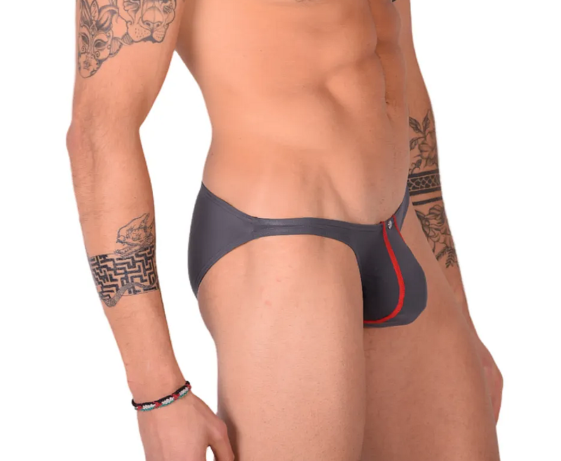 SMU Teaser Mini Briefs Grey 40603 H56