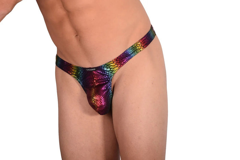 LARGE WOJOER String SCHMALISSIMO Rainbow Reptile Thong 398E700 3
