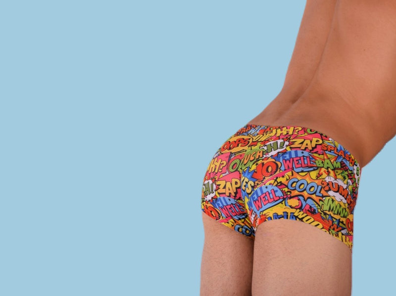 SMU Soft Mini Boxer Verbal Sporty Cut Multi Color P01005 H46