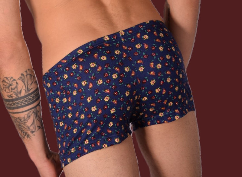 XS/S SMU Mens Hipster Underwear Flower Print 43115 MX12