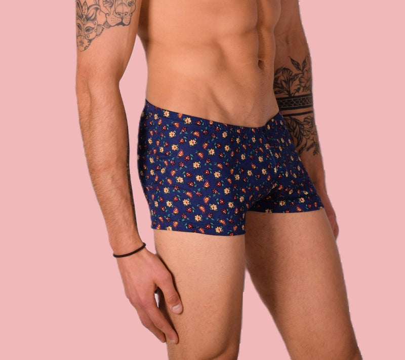 XS/S SMU Mens Hipster Underwear Flower Print 43115 MX12