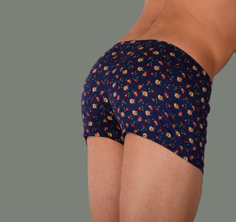 XS/S SMU Mens Hipster Underwear Flower Print 43115 MX12