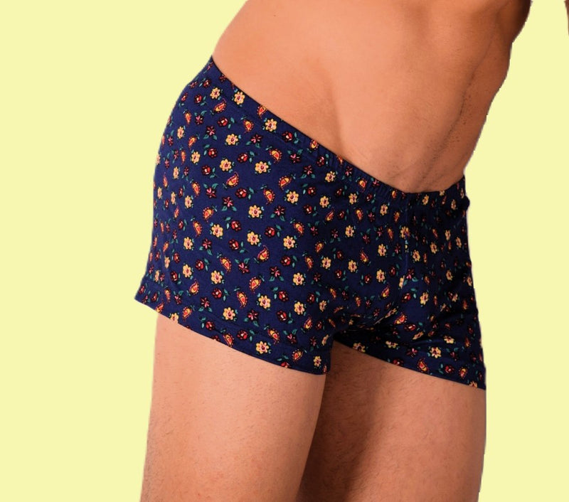 XS/S SMU Mens Hipster Underwear Flower Print 43115 MX12