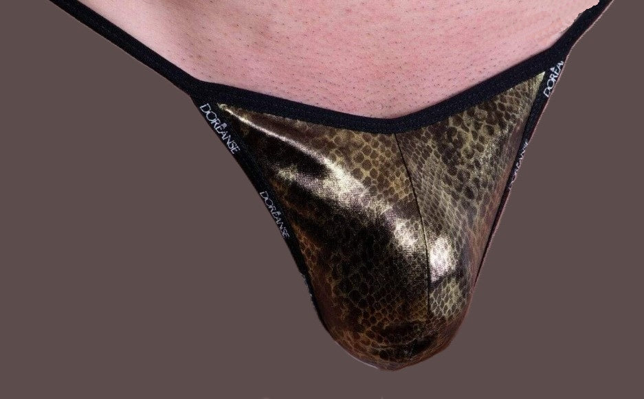 DOREANSE Mens G-String ALIGATOR Thong 1326 1A