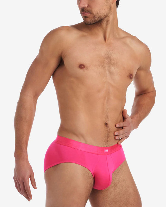 TEAMM8 You Bamboo Briefs Low-Rise Body Enhancing Cut in Hot Pink 21