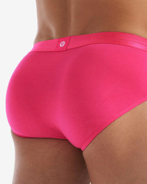 TEAMM8 You Bamboo Briefs Low-Rise Body Enhancing Cut in Hot Pink 21