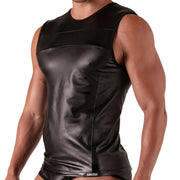 Absolu Male By TOF PARIS Master Crew - Neck Tank Top Fited Cut Secret Pocket 11