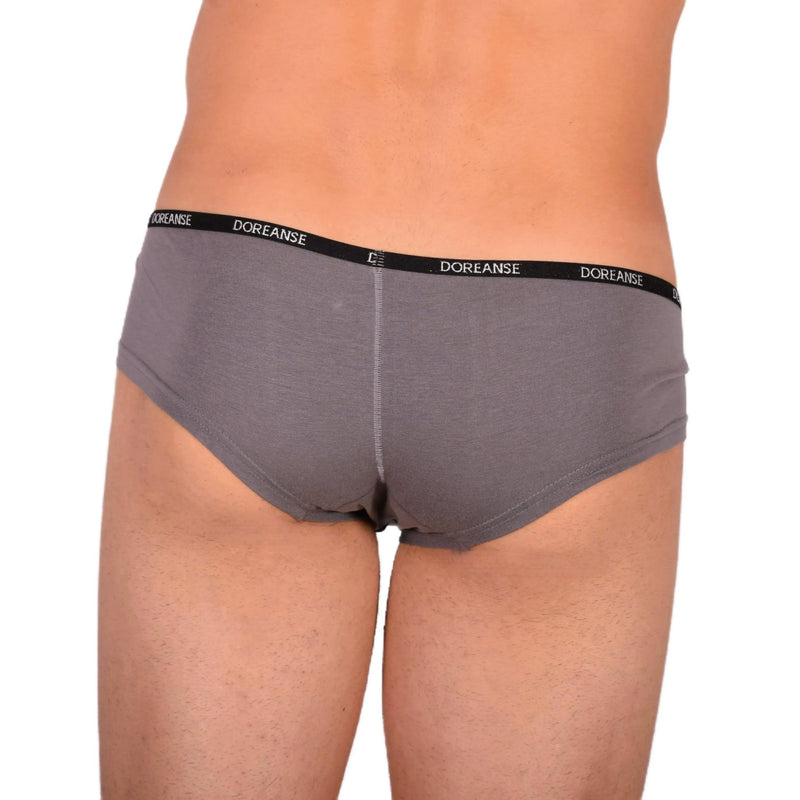 Boxer DOREANSE Hipster Mini Trunk Micro - Modal Grey 1781 712