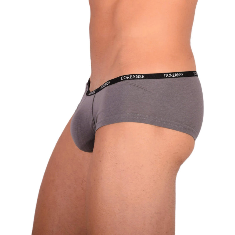 Boxer DOREANSE Hipster Mini Trunk Micro - Modal Grey 1781 75