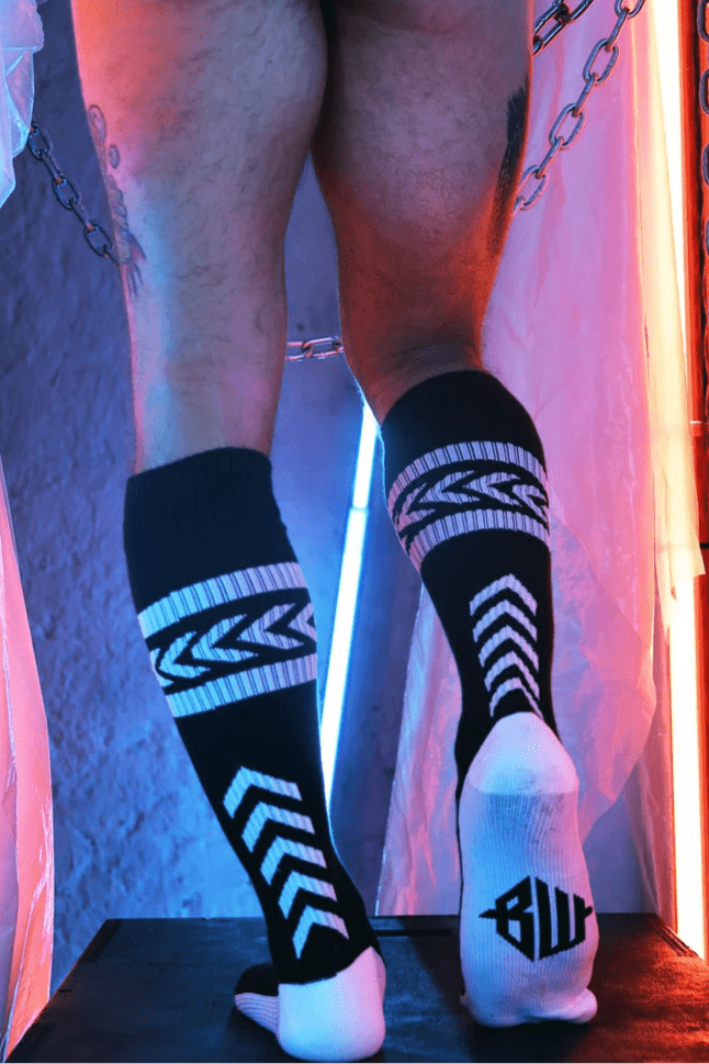 BREEDWELL Daddy's Favorite Long Socks One Size in Black 534