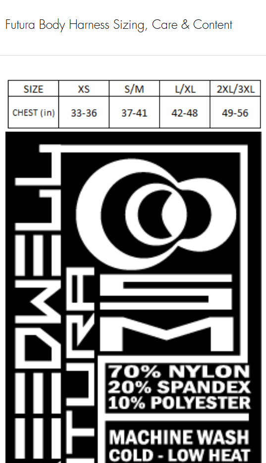 BREEDWELL Futura Body Harness Jacquard Chevron Removable Side in Aqua Blue9