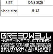 BREEDWELL Socks Hypnotix Knee High Long Socks in Aqua Blue6