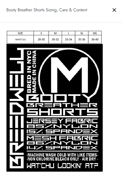 BREEDWELL Tanning Booty Breathers Shorts Mesh Front & Back Panels in Sheer White 228