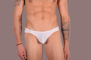 Briefs SMU Underwear Mini Sheer White Brief 33373 MX113