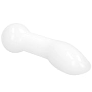 Chrystalino Blaze Borosilicate Glass Butt Plug in White 4.5'' SX3 - SexyMenUnderwear.com