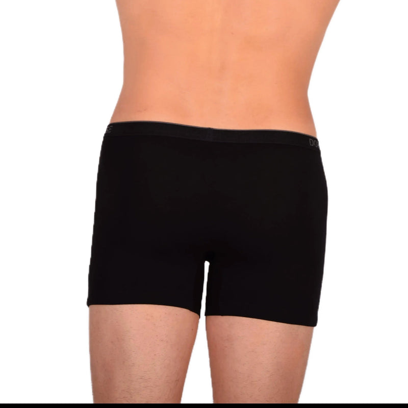 DOREANSE 90% Cotton Mens Underwear Boxer Brief Stretchy Fabric Black 1717 67